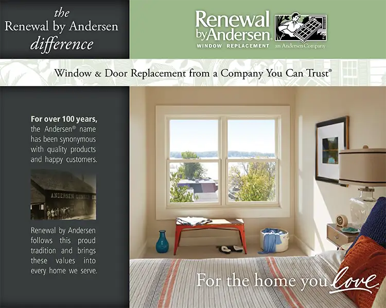 Cover of The Renewal by Andersen Difference brochure.